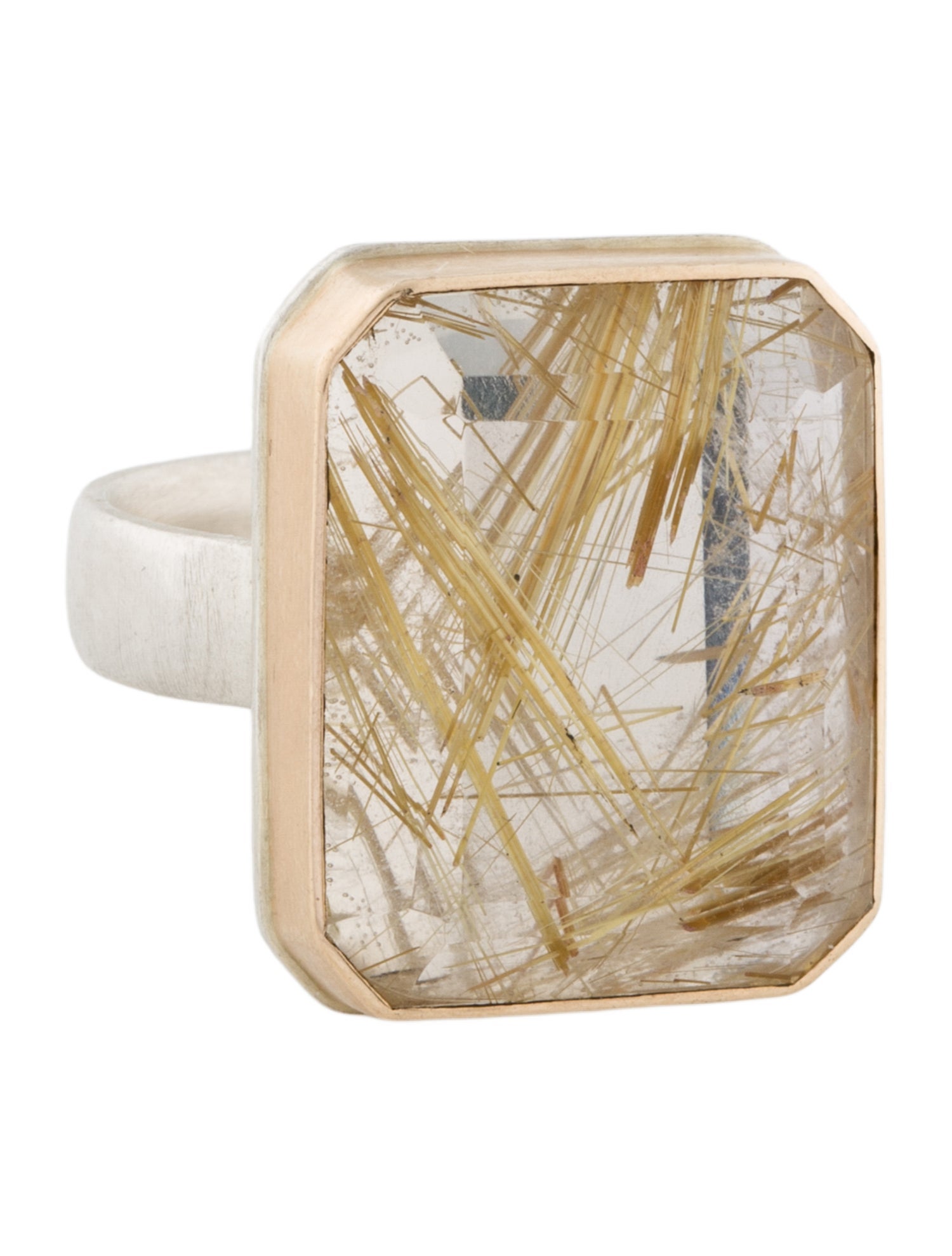 Jamie Joseph Rutilated Quartz Cocktail Ring
