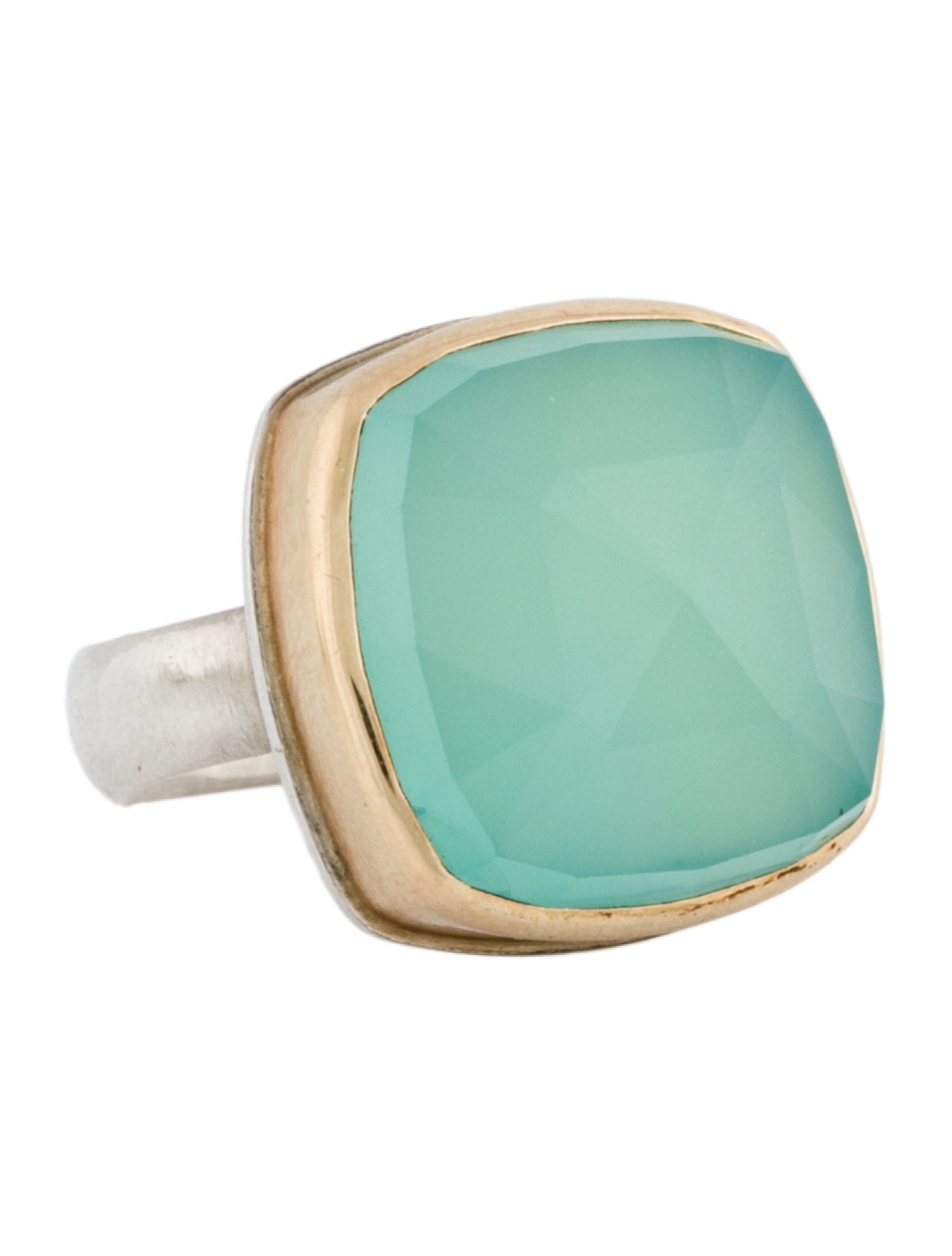 Jamie Joseph Dyed Chalcedony Cocktail Ring