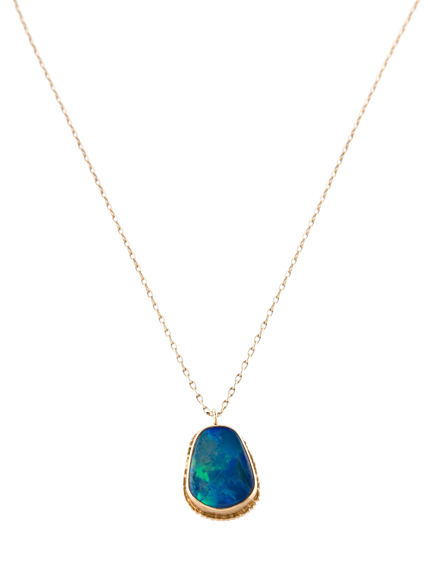 Jamie Joseph 14K Opal Pendant Necklace