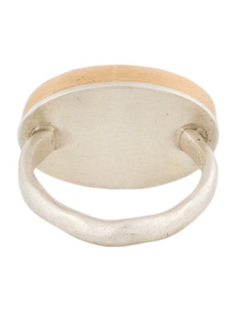 Jamie Joseph Two-Tone Snakeskin Agate Ring