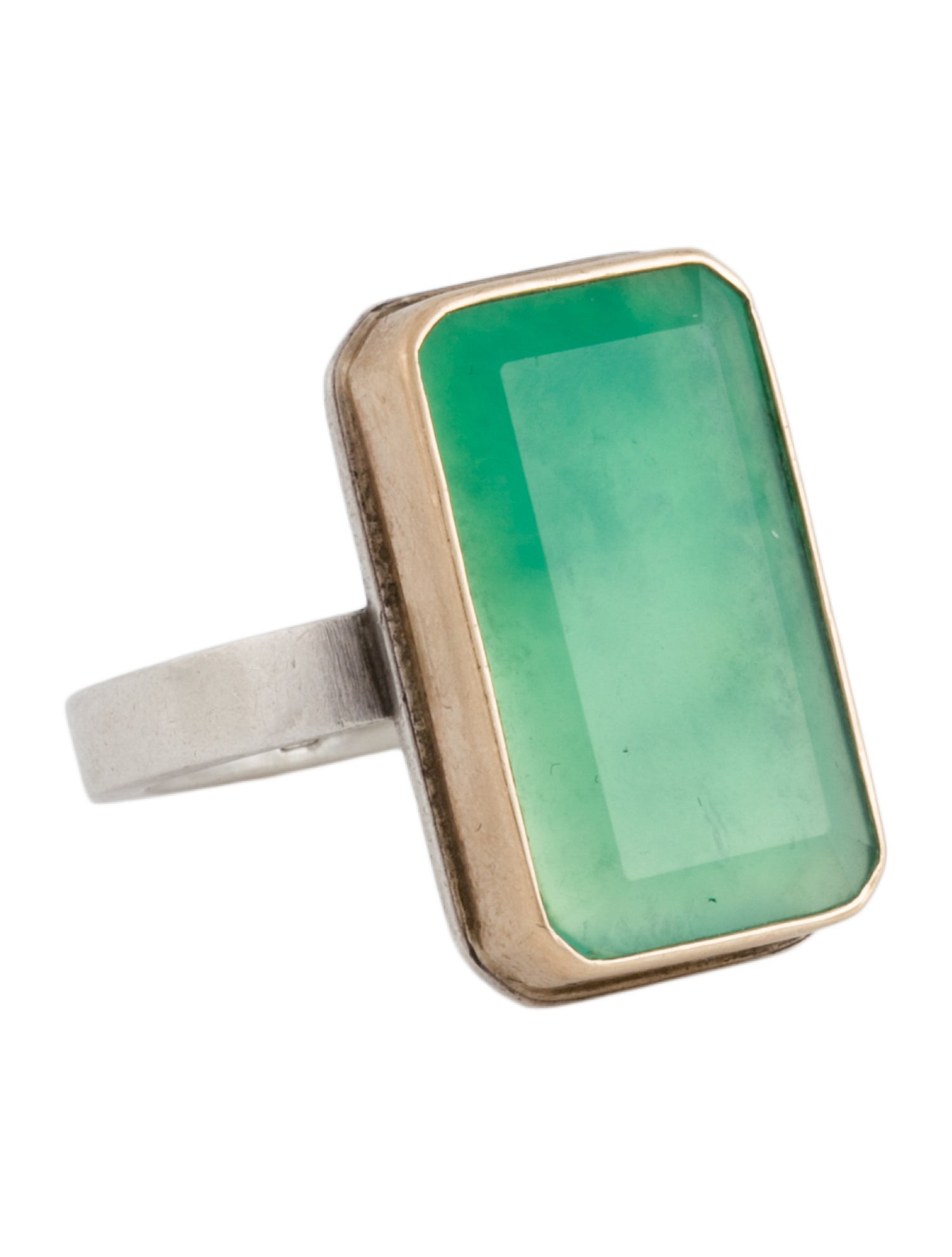 Jamie Joseph Chrysoprase Cocktail Ring