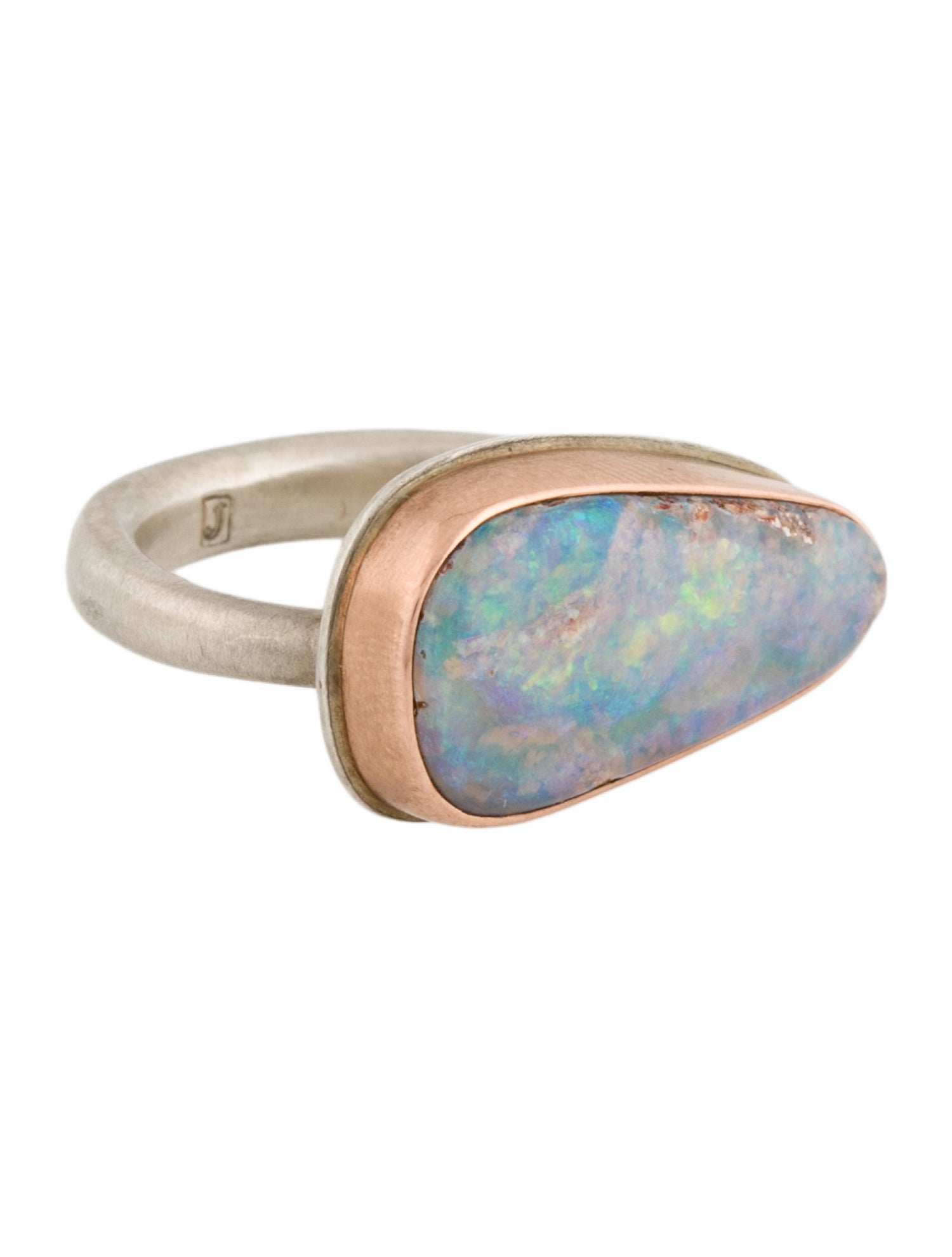 Jamie Joseph Boulder Opal East West Cocktail Ring