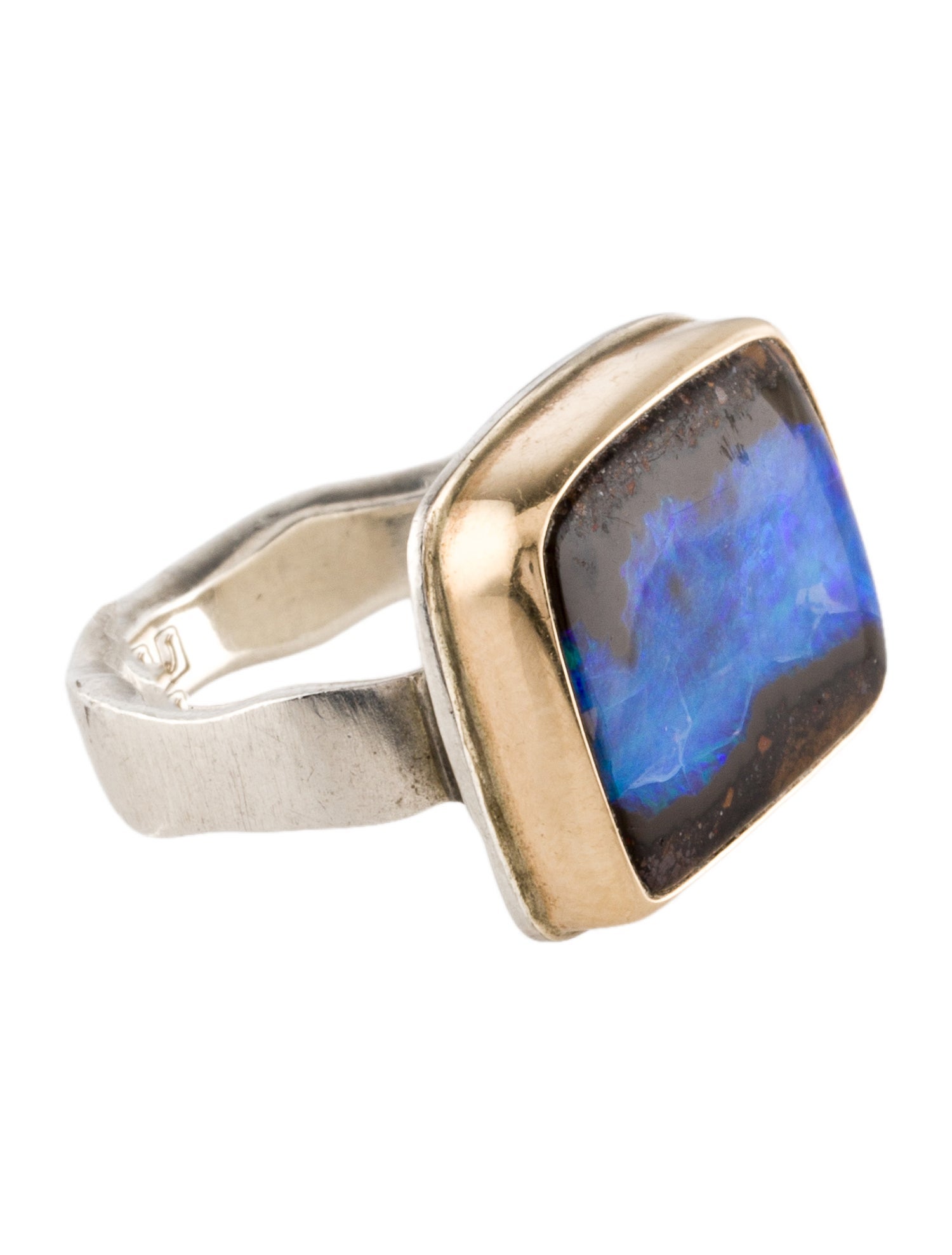 Jamie Joseph Boulder Opal Cocktail Ring