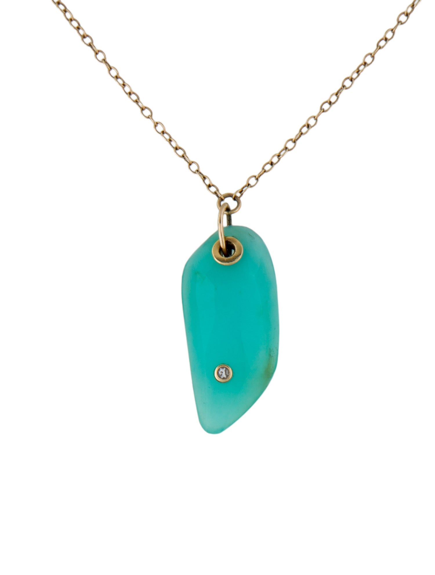 Jamie Joseph 14K Opal & Diamond Pendant Necklace
