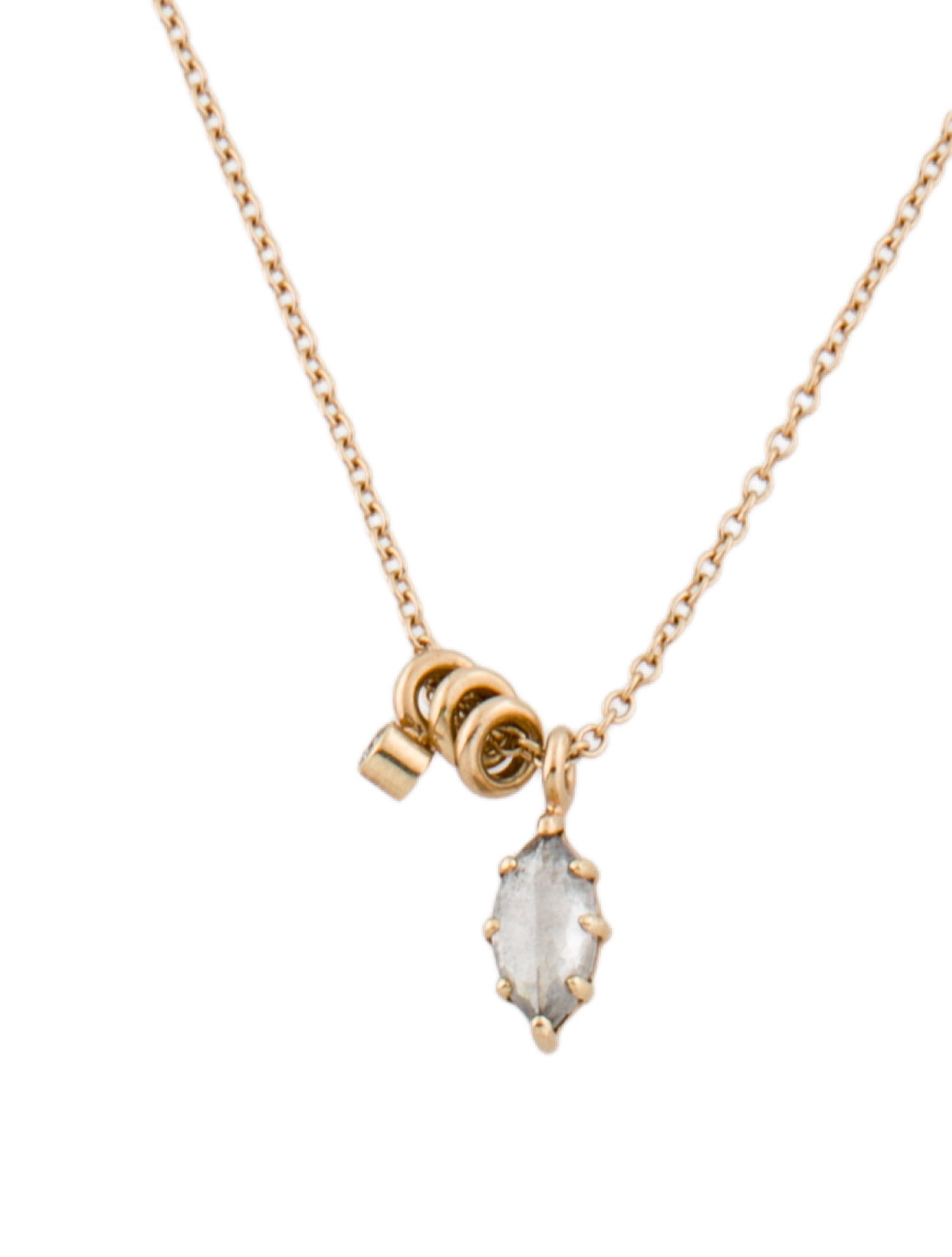 Jamie Joseph 14K Diamond Pendant Necklace