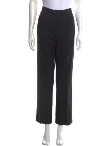 Pre-owned Jamie Joseph Wool Wide Leg Pants In Black