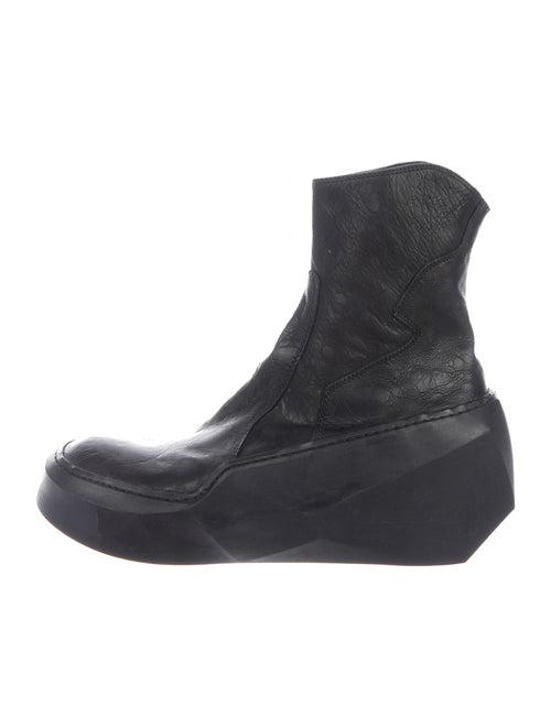 Julius Leather Ankle Boots black