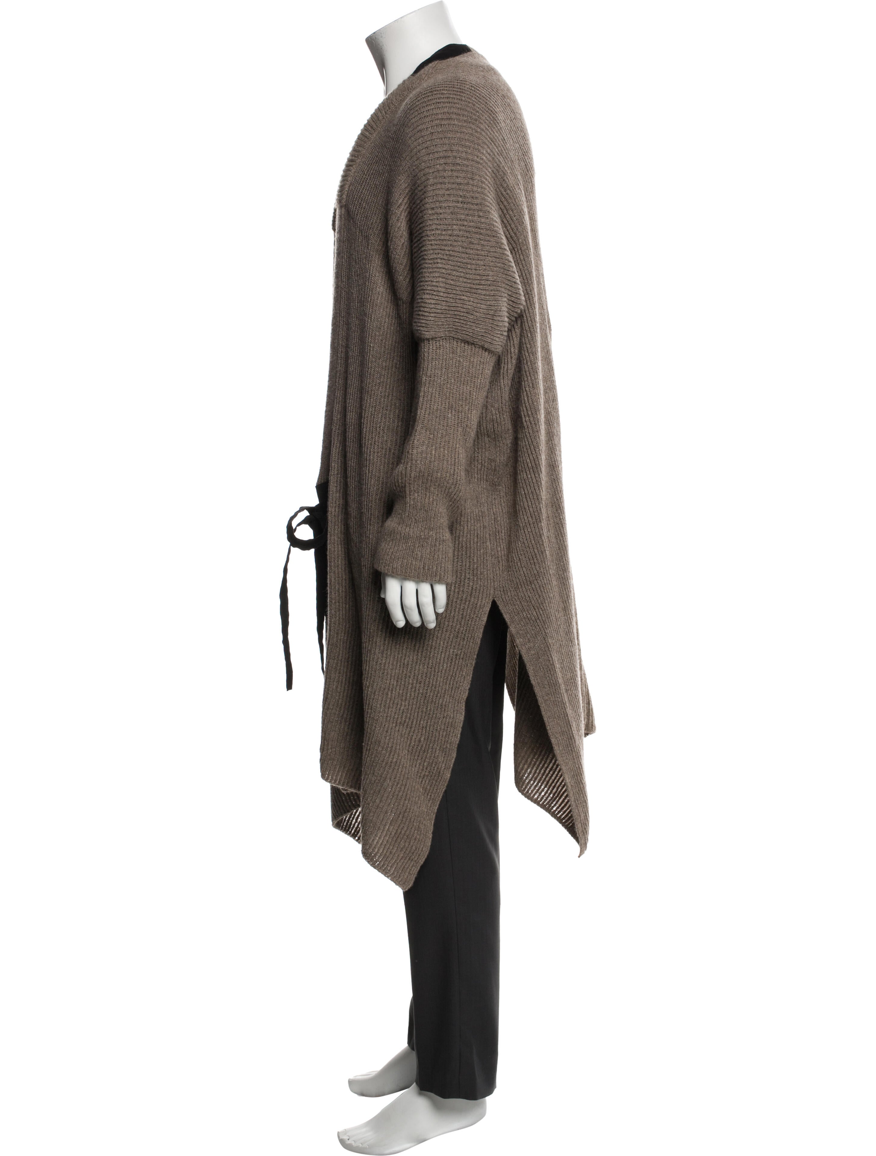 Jan-Jan Van Essche Wool Open Front Cardigan