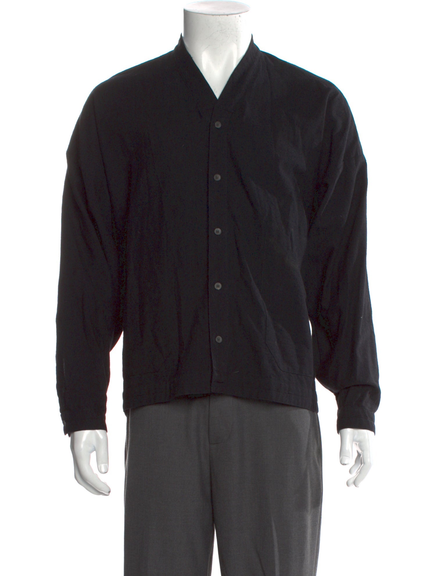 Jan-Jan Van Essche Wool Long Sleeve Shirt