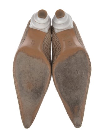 Kalda Leather Animal Print Mules