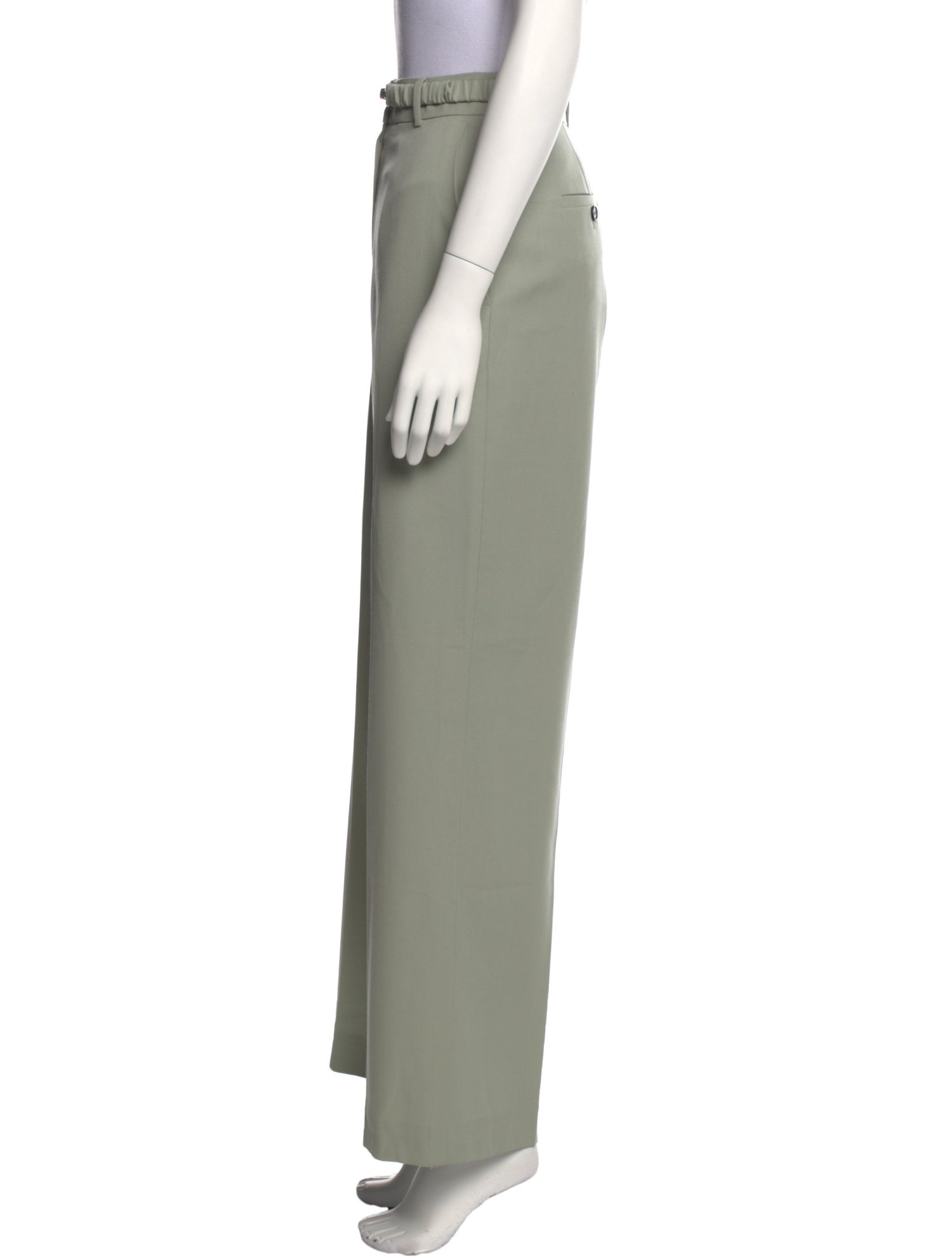 J Koo Wool Wide Leg Pants w/ Tags