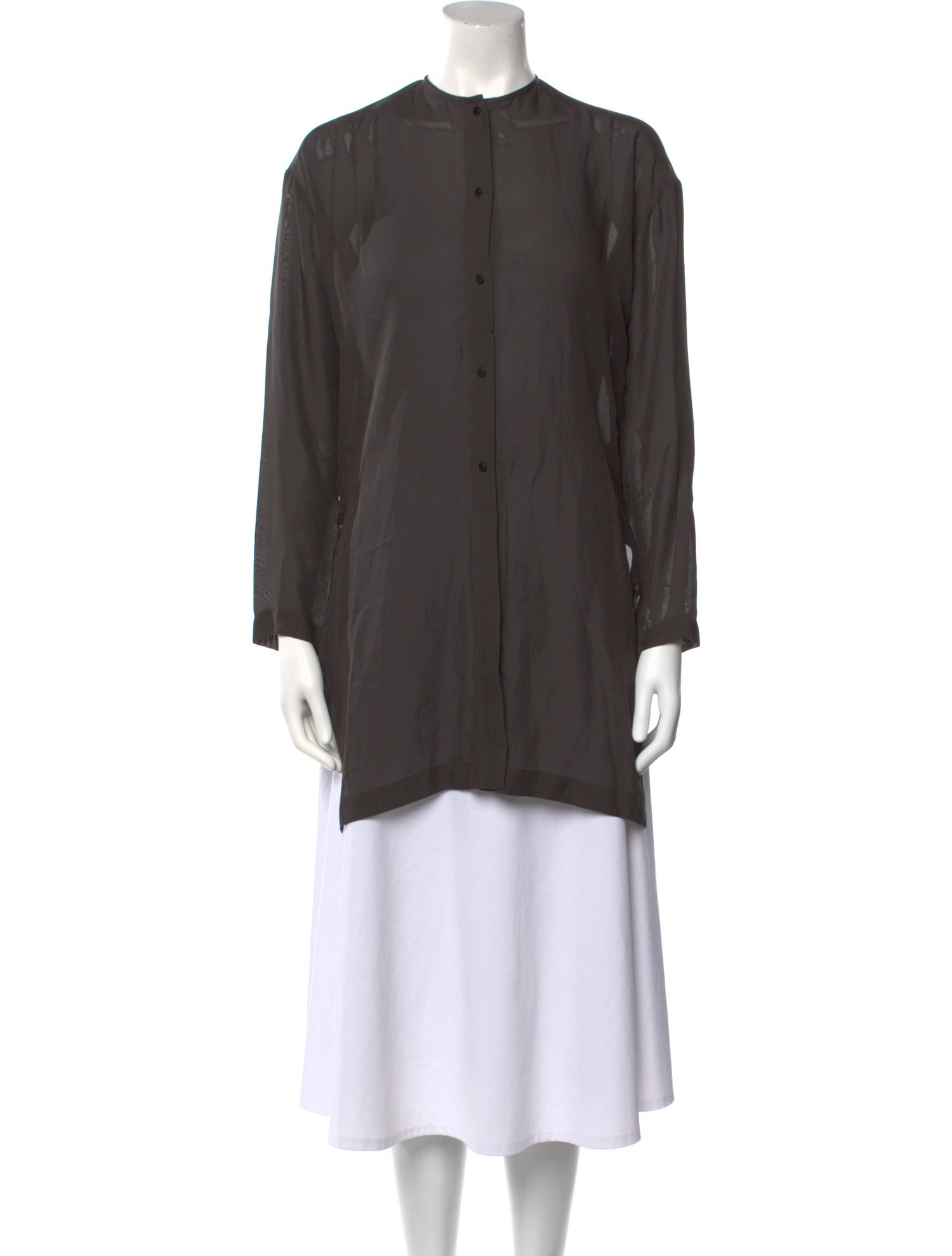 Jeremy Laing Mock Neck Long Sleeve Tunic