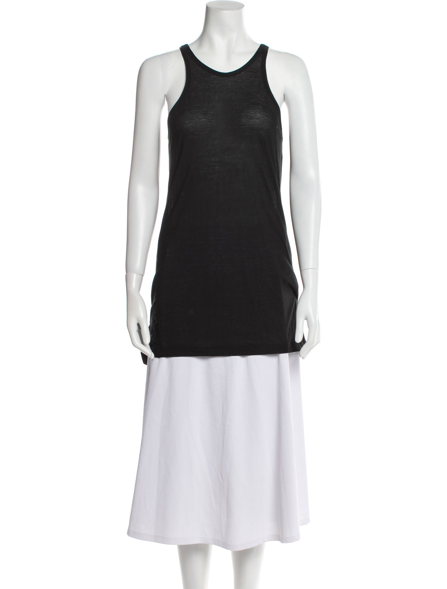 Jeremy Laing Scoop Neck Sleeveless Top