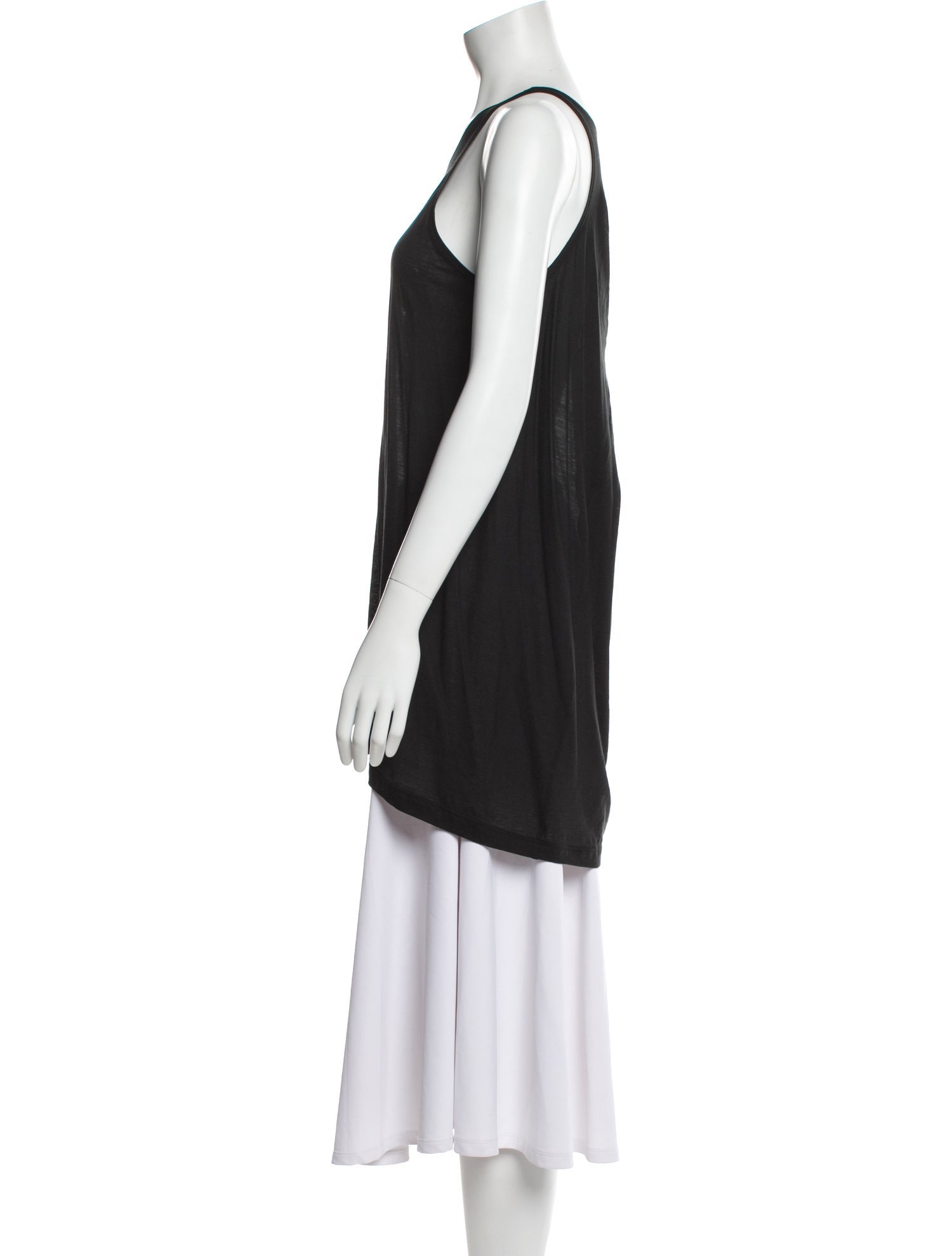 Jeremy Laing Scoop Neck Sleeveless Top