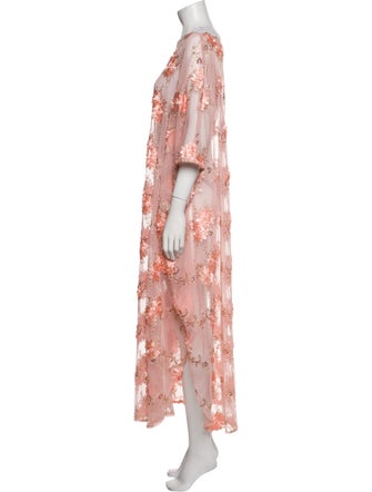 Julia Clancey Floral Print Long Dress