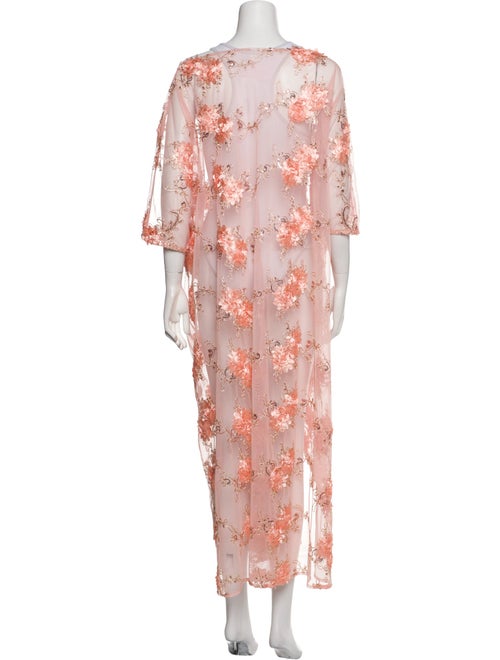 Julia Clancey Floral Print Long Dress