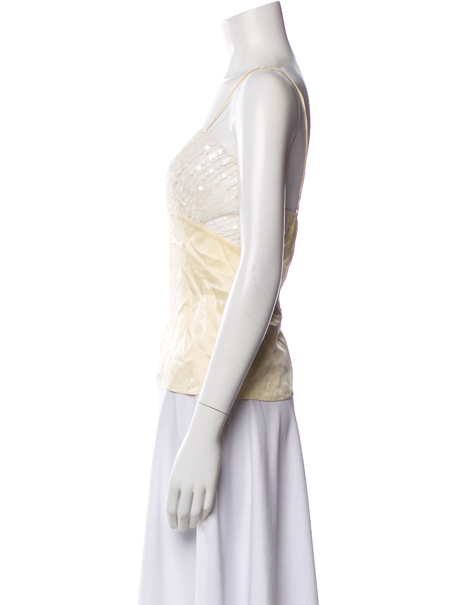 Julia Clancey Square Neckline Sleeveless Top