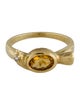 Julius Cohen 18K Citrine & Diamond Bird Cocktail Ring