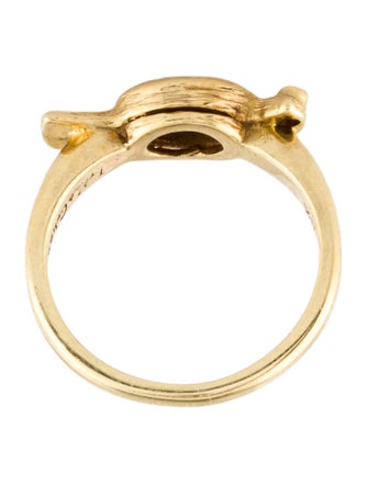 Julius Cohen 18K Aquamarine & Diamond Bird Ring