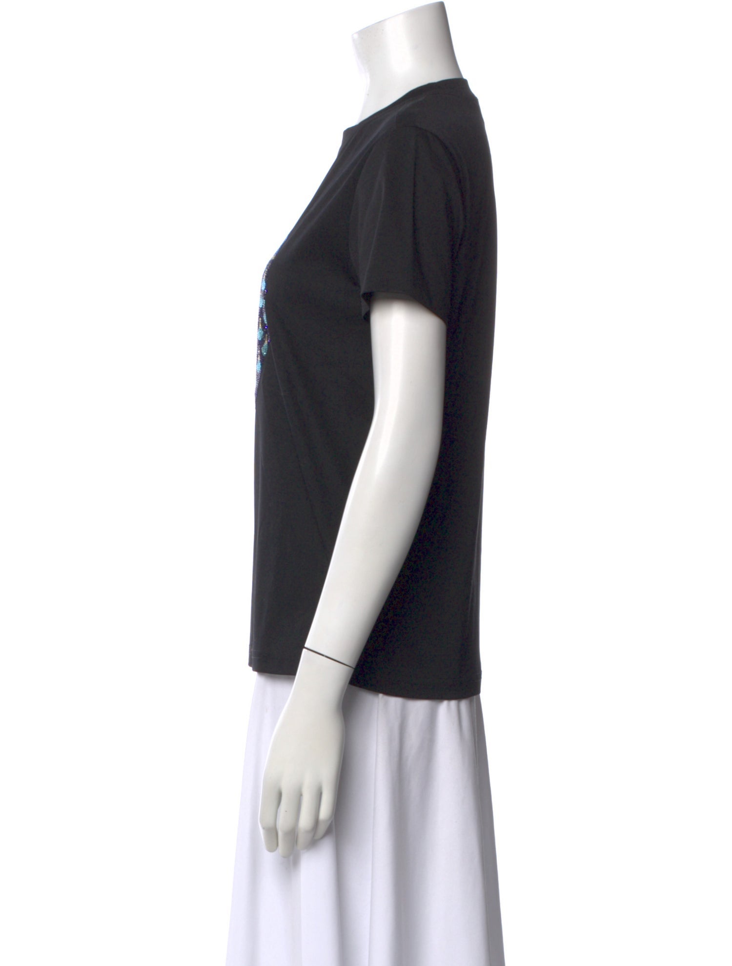 Judith Leiber x Lanvin Graphic Print Crew Neck T-Shirt