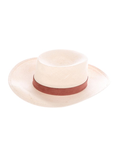 Janessa Leone Straw Wide Brim Hat