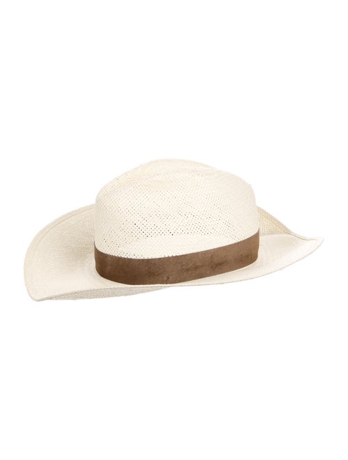Janessa Leone Straw Wide Brim Hat
