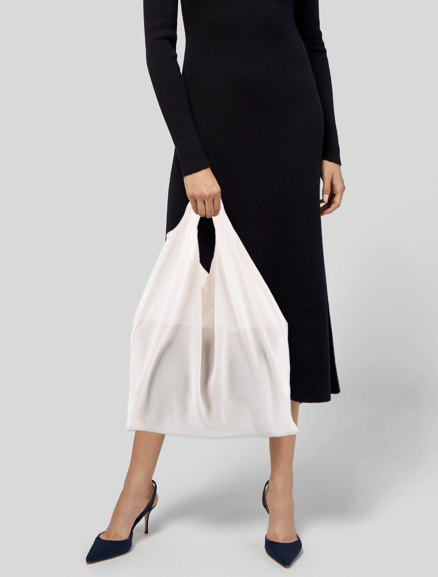 Janessa Leone Silk Handle Bag