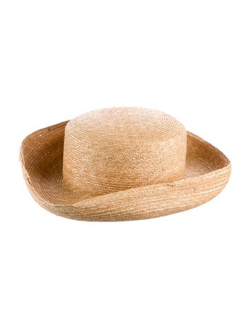 Janessa Leone Hats Straw Sun Hat