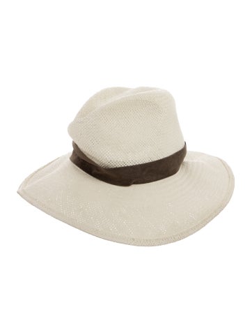 Janessa Leone Hats Straw Sun Hat