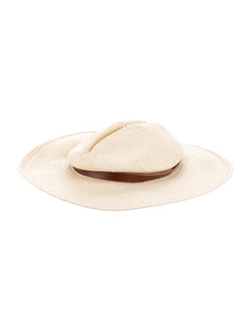 Janessa Leone Hats Straw Sun Hat
