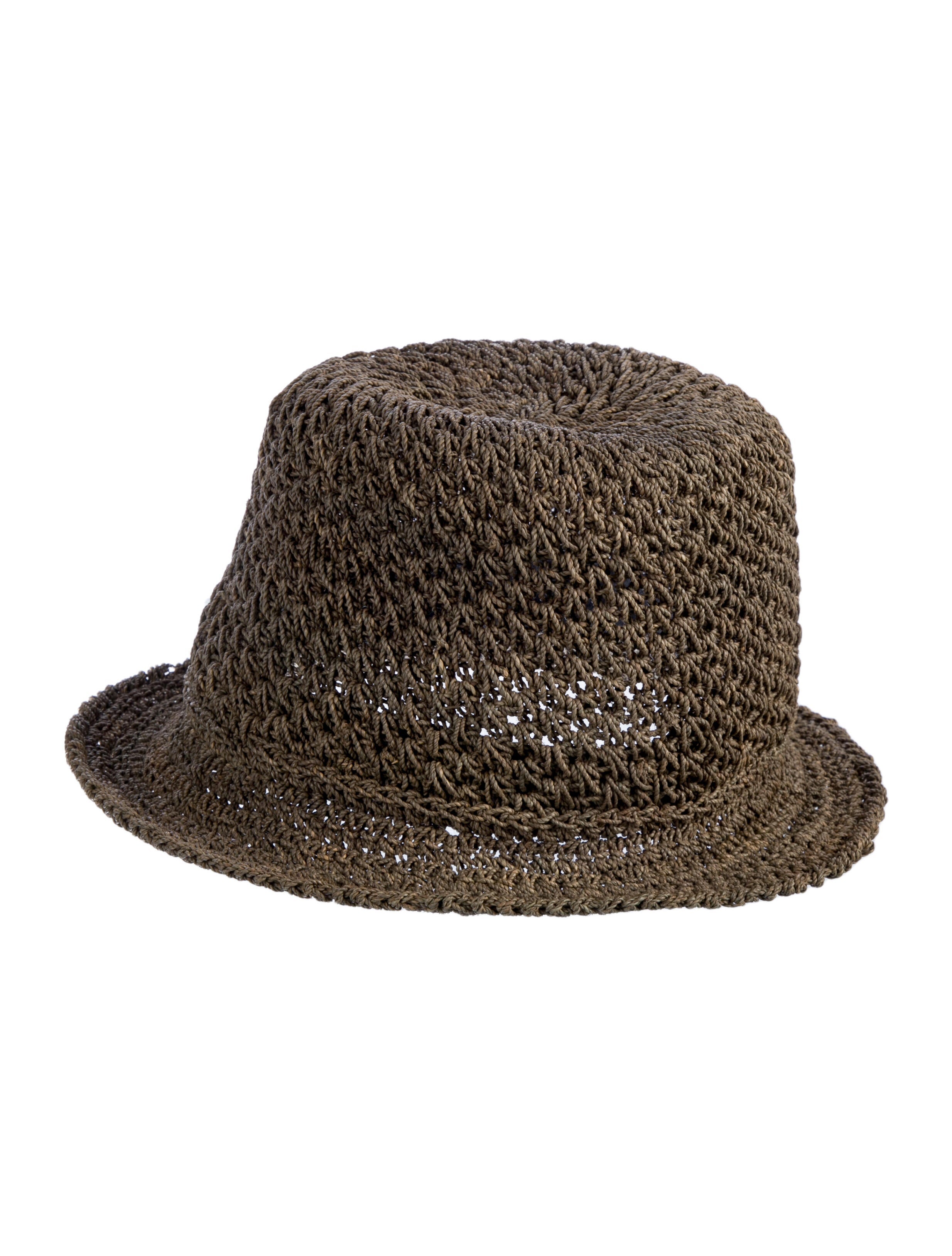 Janessa Leone Janessa Leone Straw Bucket Hat