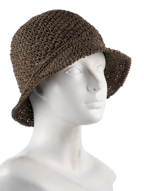Janessa Leone Janessa Leone Straw Bucket Hat