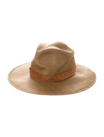 Janessa Leone Hats Straw Sun Hat
