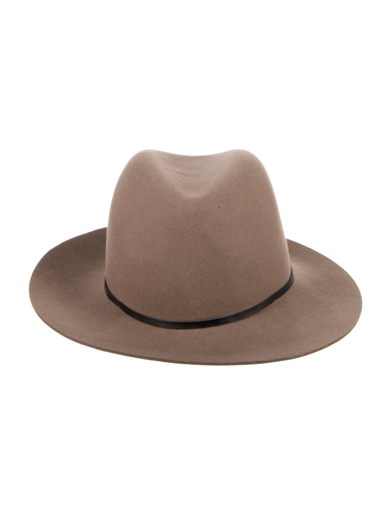 Janessa Leone Suede Fedora Hat