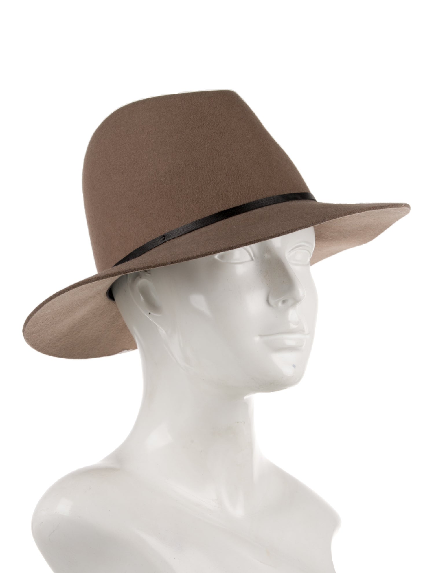 Janessa Leone Suede Fedora Hat