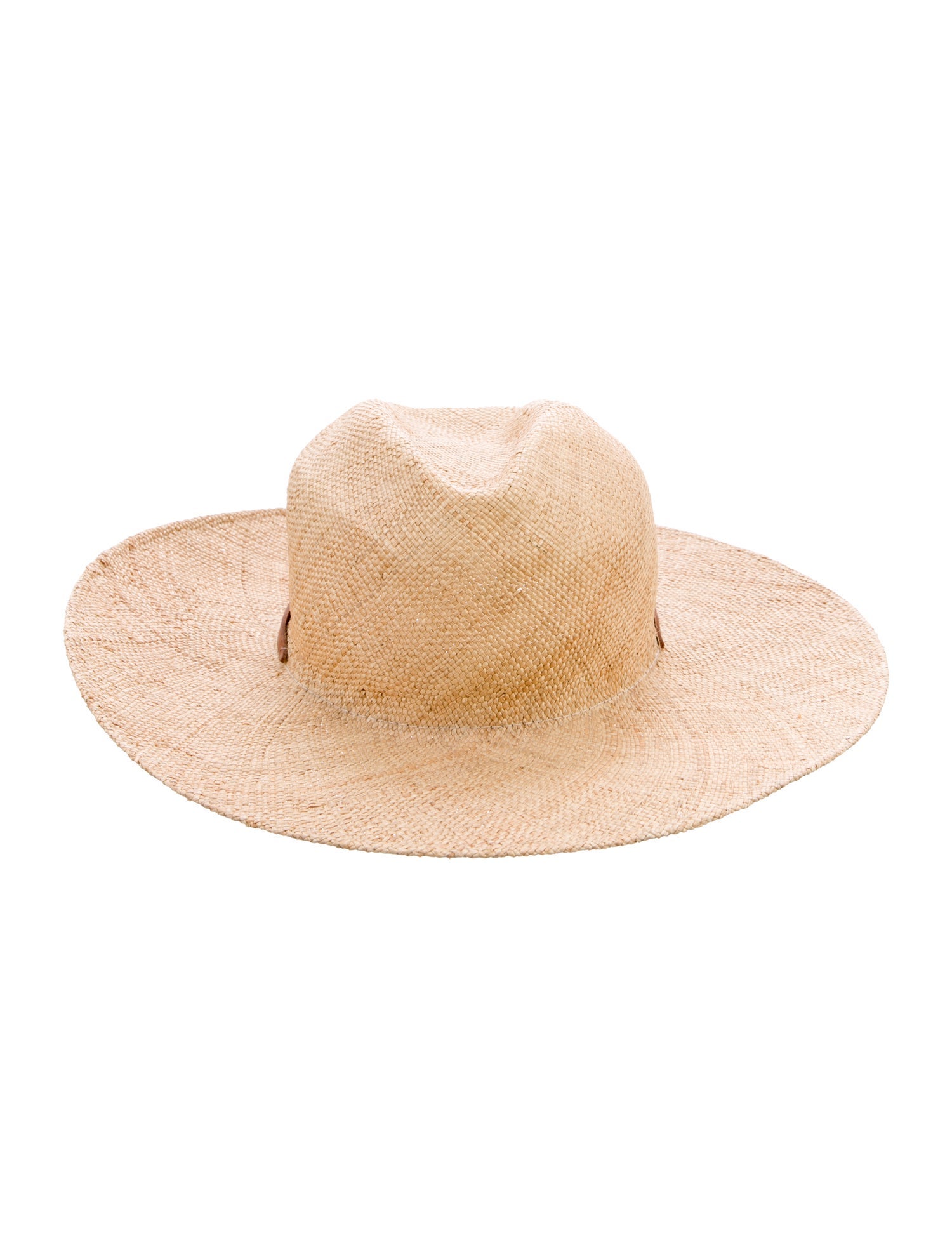 Janessa Leone Straw Wide Brim Sun Hat