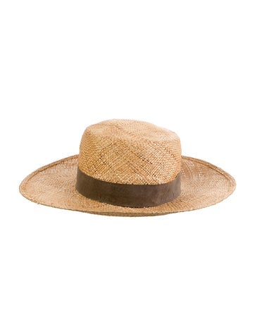 Janessa Leone Hats Raffia Sun Hat