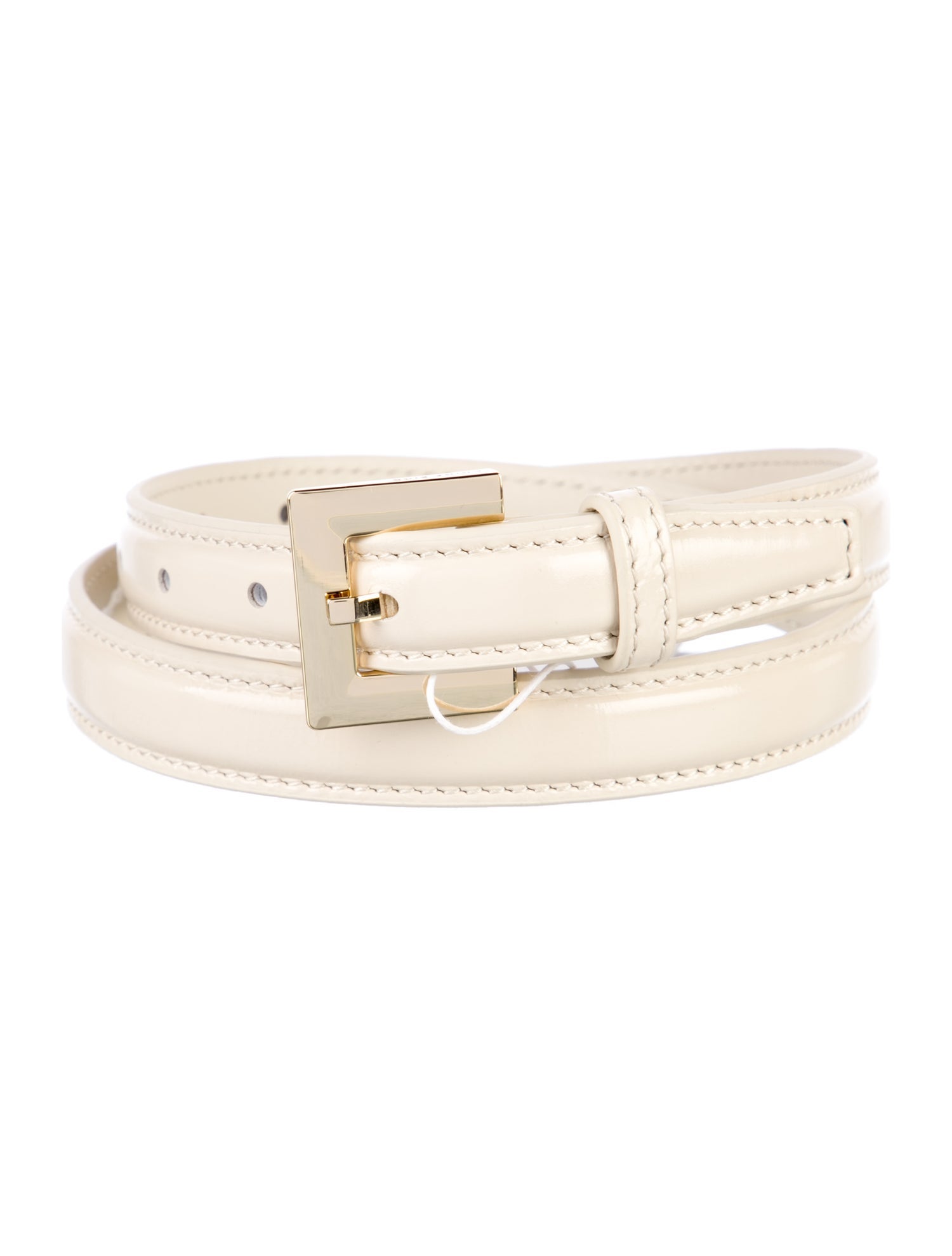Janessa Leone Skinny Patent Leather Belt w/ Tags