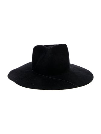 Janessa Leone  Janessa Leone Wool Fedora Hat
