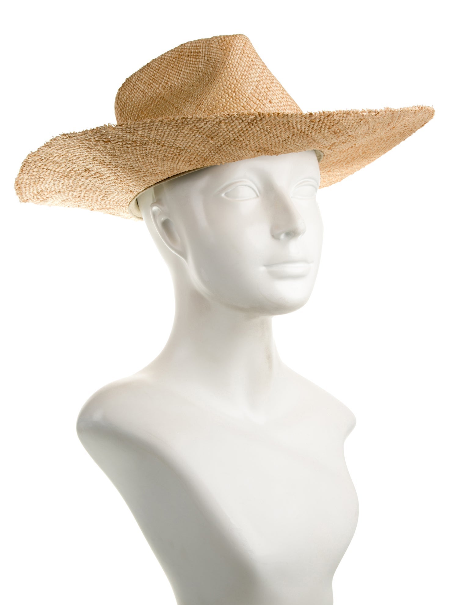 Janessa Leone Straw Fedora Hat