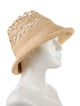 Janessa Leone Straw Bucket Hat