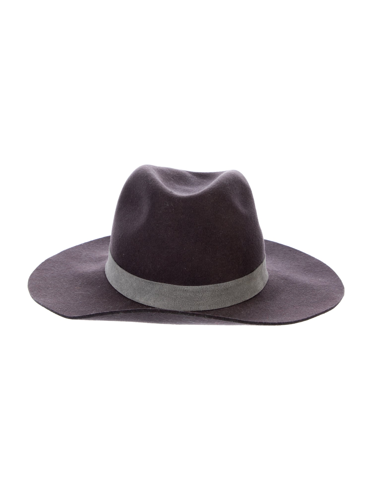 Janessa Leone Brown Wool Hat