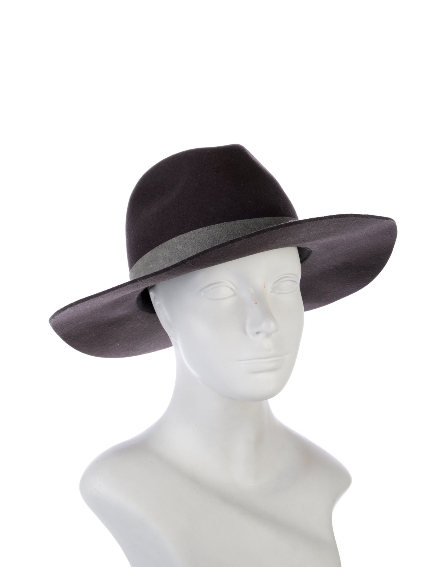 Janessa Leone Brown Wool Hat