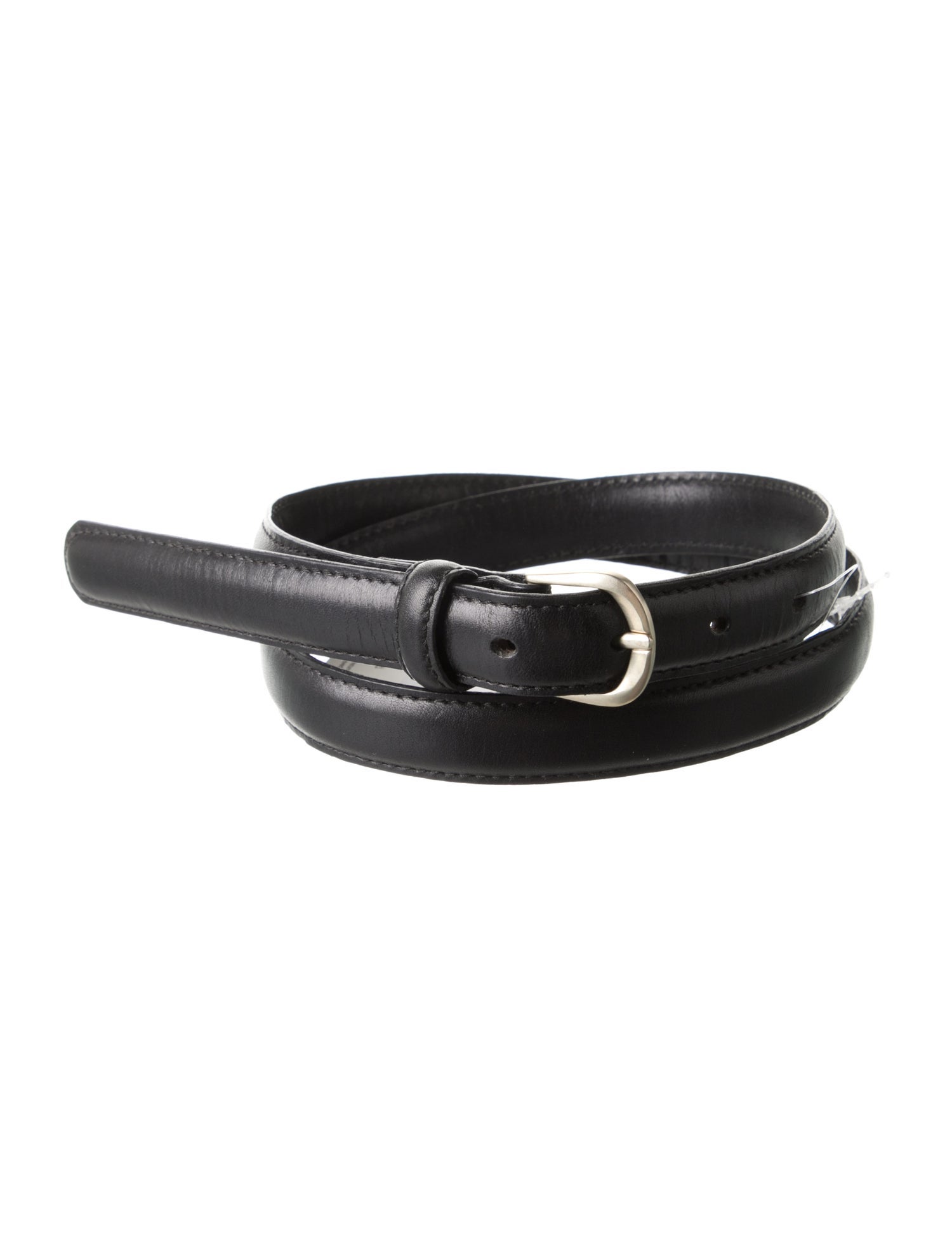 Janessa Leone Skinny Leather Belt