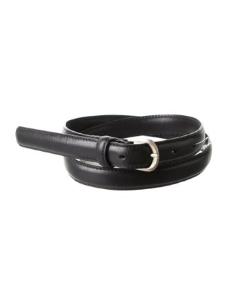 Janessa Leone Skinny Leather Belt