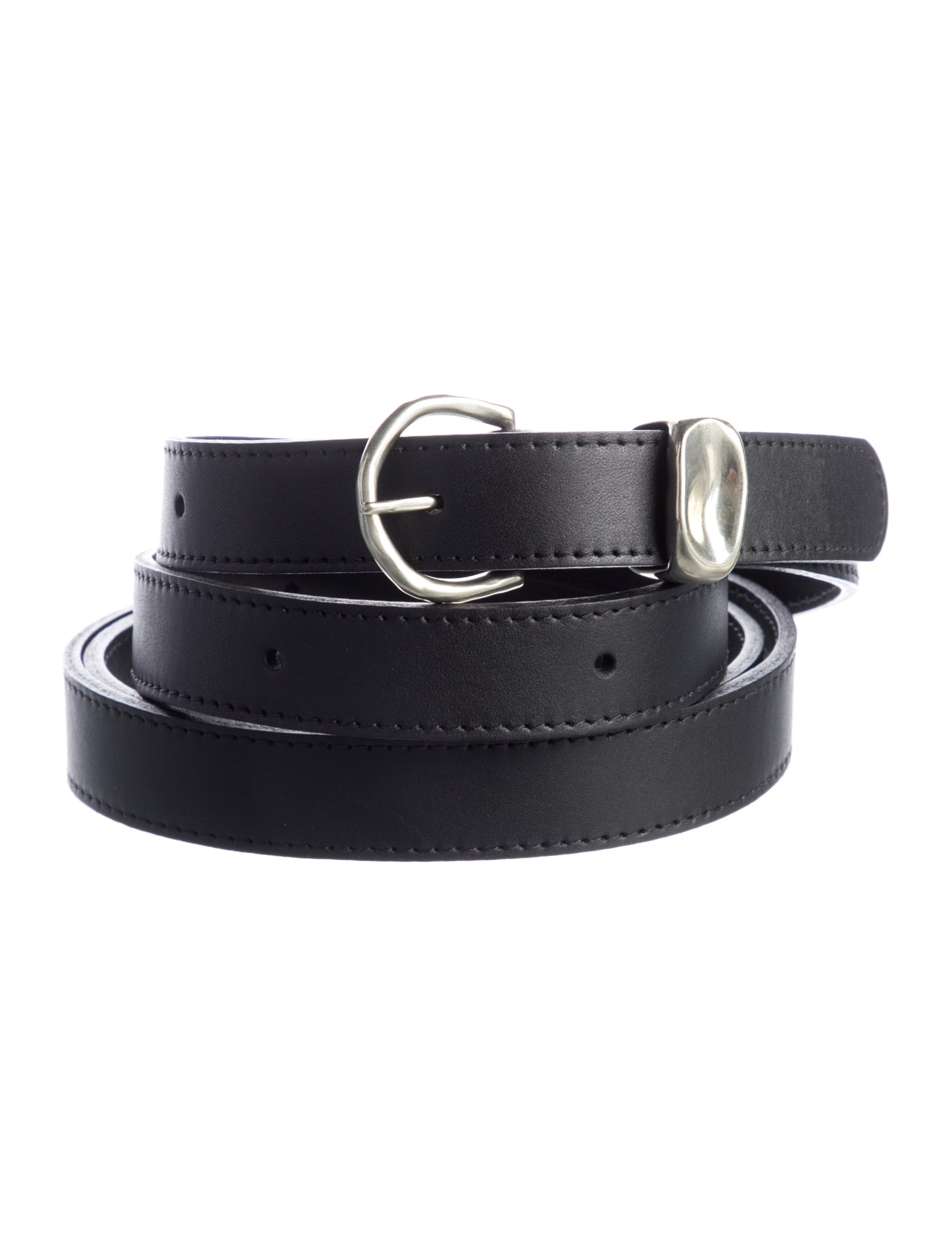 Janessa Leone Skinny Leather Belt w/ Tags