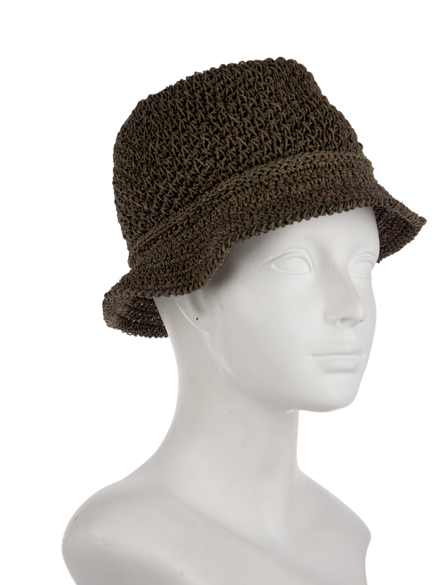 Janessa Leone grey straw hat