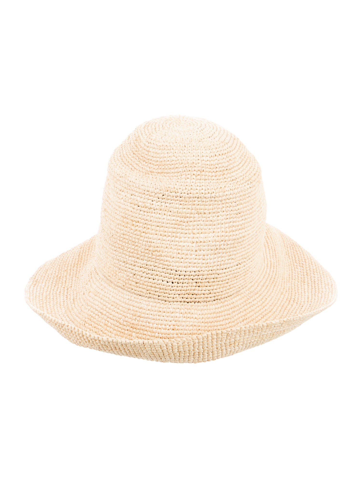 Janessa Leone Straw Woven Fedora Hat
