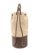 Janessa Leone Straw Bucket Bag