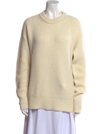 Janessa Leone Merino Wool Crew Neck Sweater